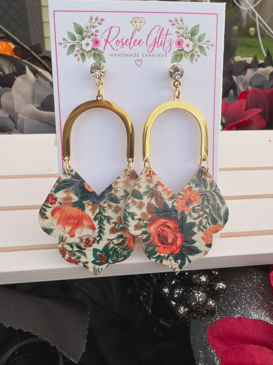 Drop floral fall mix