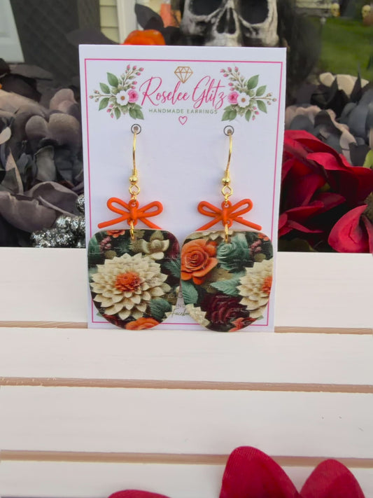 Orange floral