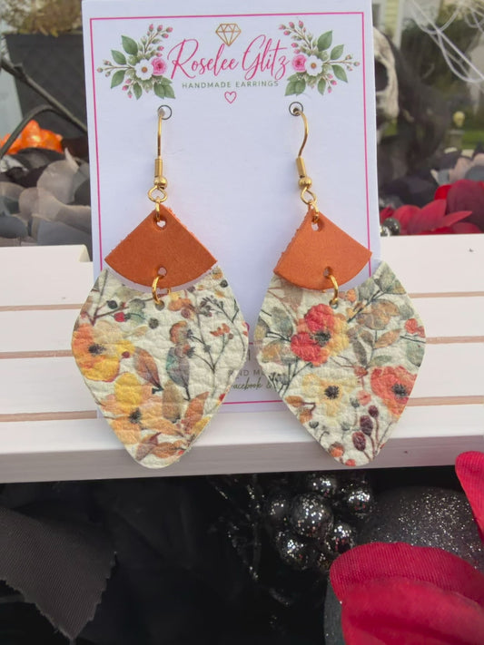 Orange floral